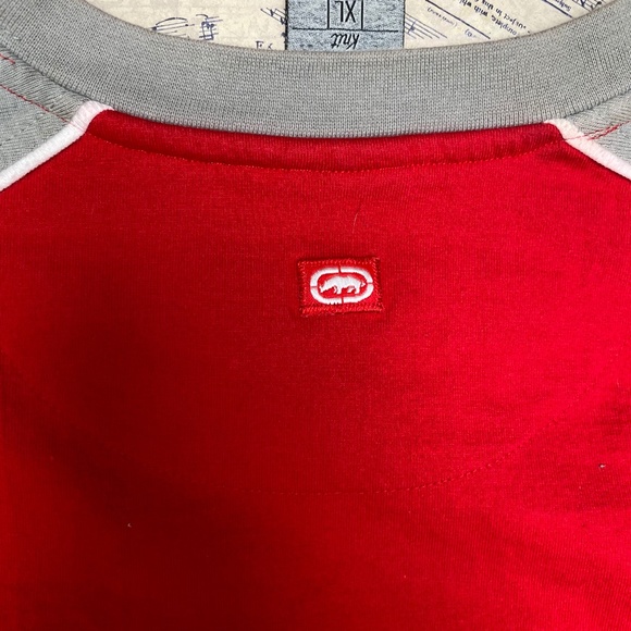 Ecko Unlimited Red/Grey LS Tee (XL) - Picture 3 of 5